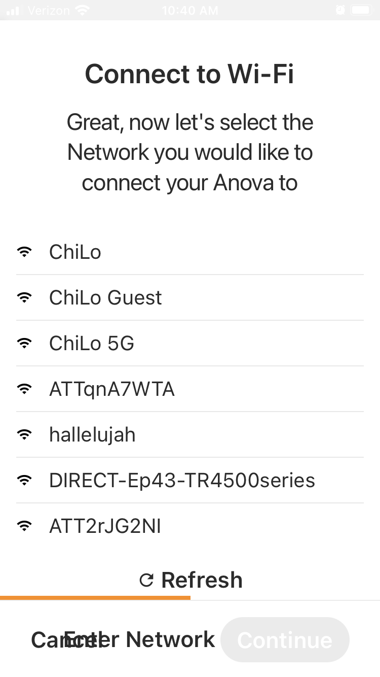 Problems connecting Anova Precision Oven to Smartphone/WiFi? Post